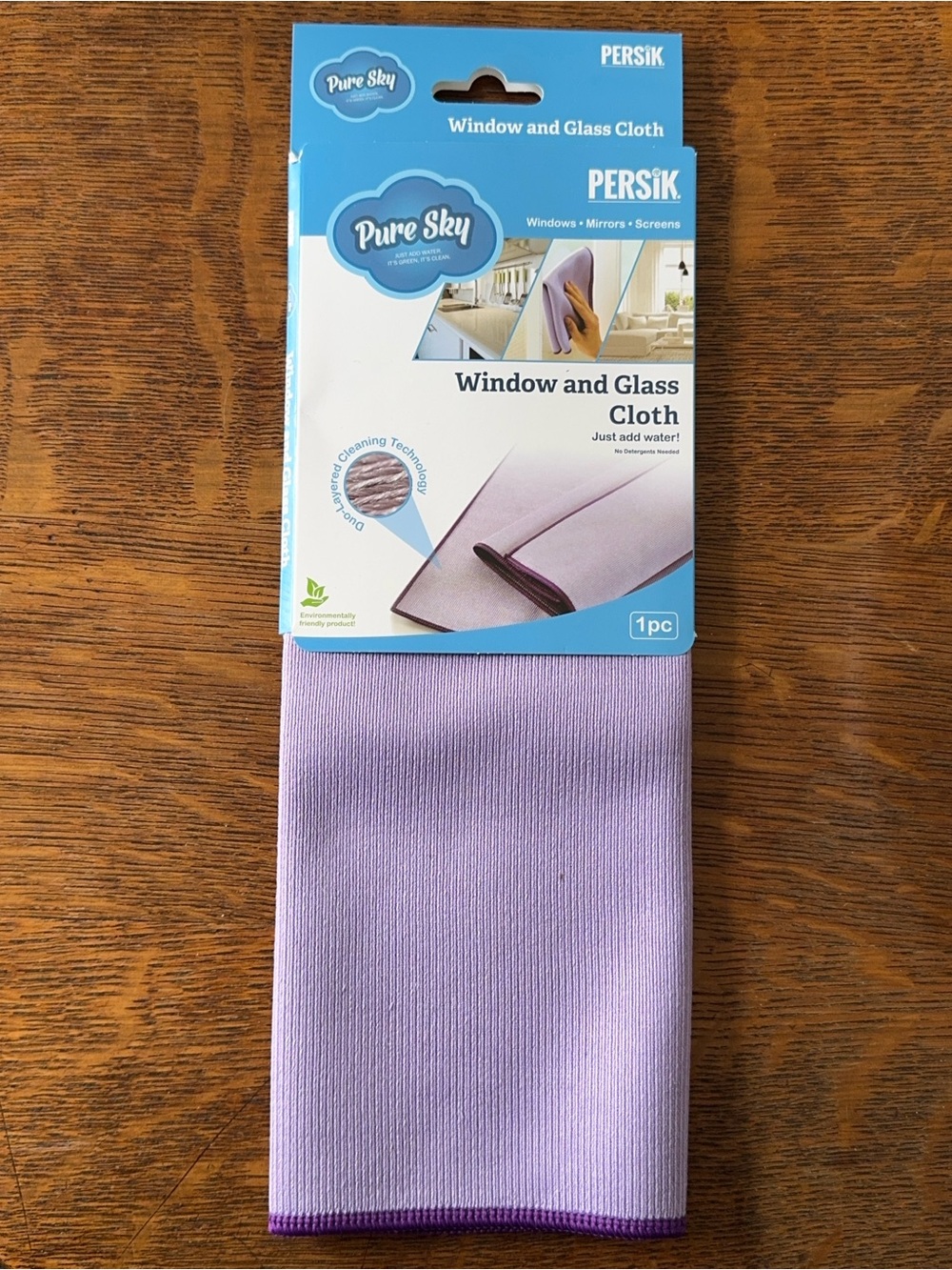 PERSIK Pure Sky Window & Glass Cleaning Cloth Microfibre